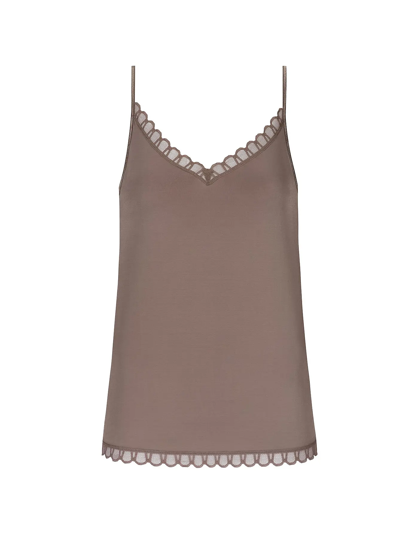 MEY | Top - Camisole POETRY TEMPTATION thunder grey | hellbraun